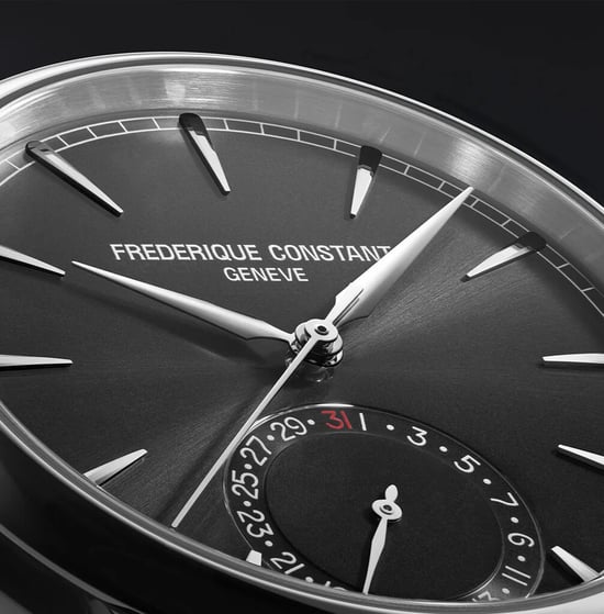 Frédérique Constant Classic Date Men's Black Watch FC-706B3H6