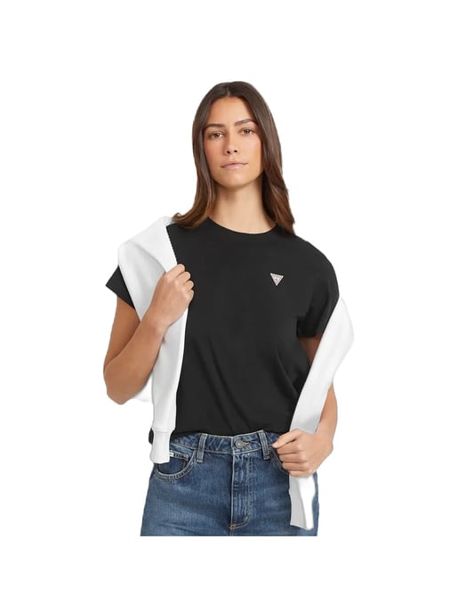 Guess Damen Mini Triangle T-Shirt - Image 1