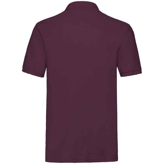 Fruit of the Loom Herren Premium Baumwolle Pique Polo Shirt (Burgunderrot) - Image 2