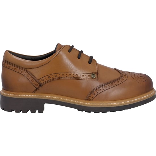 Hunter Cawdor Leder Herren Tan Brogues Schuhe - Image 6