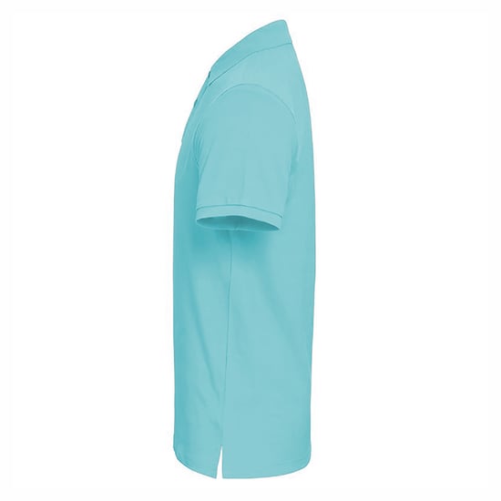 Asquith & Fox Mens Plain Kurzarm-Poloshirt (Bright Ocean) - Image 3