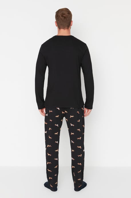 Trendyol Hommes Vélo Collier Pyjama Ensemble - Image 5