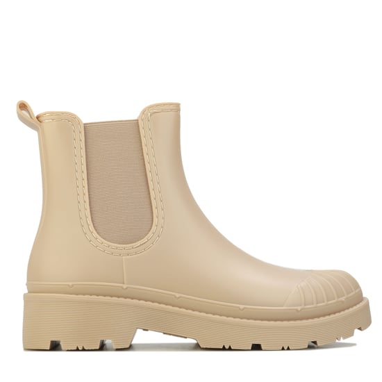 Women's Rocket Dog Puddle Rubber Chelsea Boots in Off White