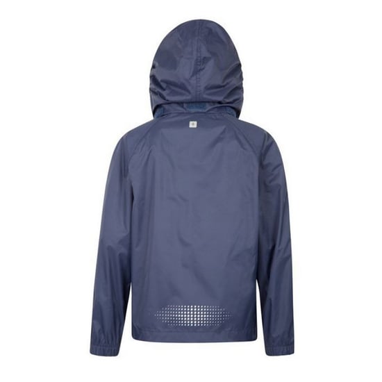 Mountain Warehouse Childrens/Kids Pakka Wasserdichte Jacke (Dunkelblau) - Image 2