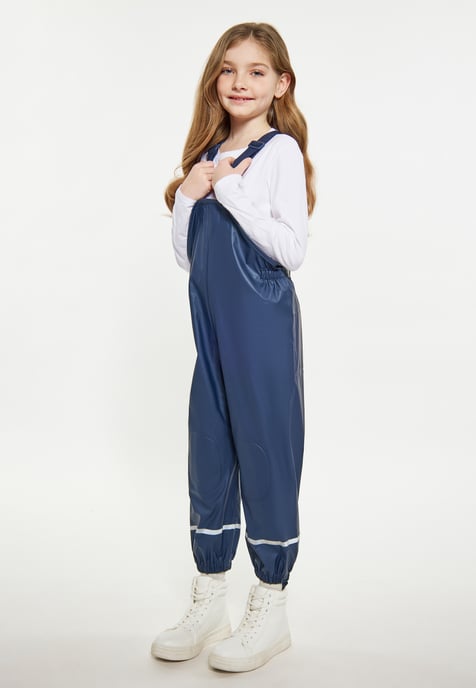 Schmuddelwedda Regenhose aus recyceltem Material Mädchen (Kids) Marine - Image 2