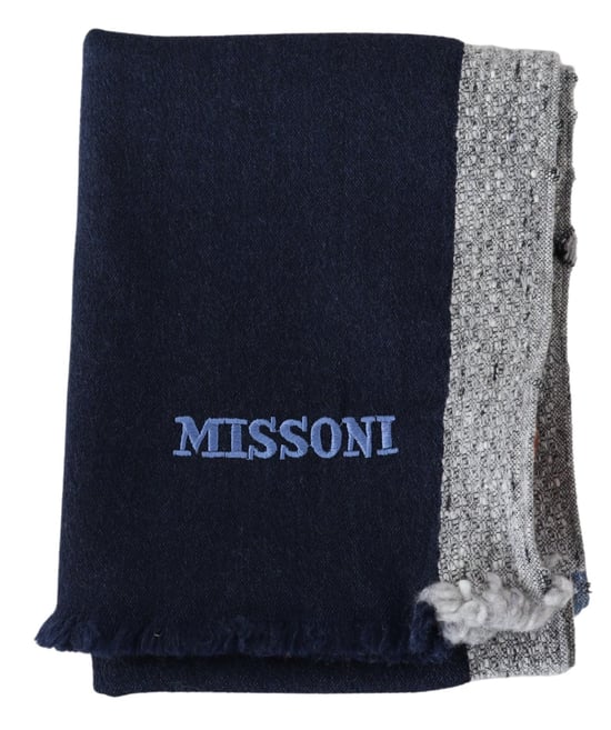 Echarpe unisexe en laine multicolore pour hommes Missoni - Image 4