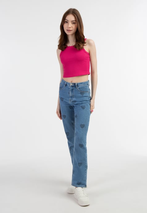 Mymo Tanktop Damen Rosa - Image 2