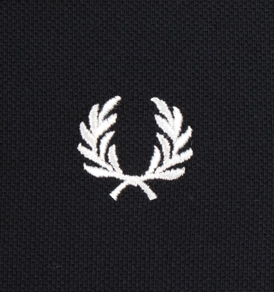 Polo Col Bomber Pique Polo Fred Perry Pour Homme en Noir - Image 4