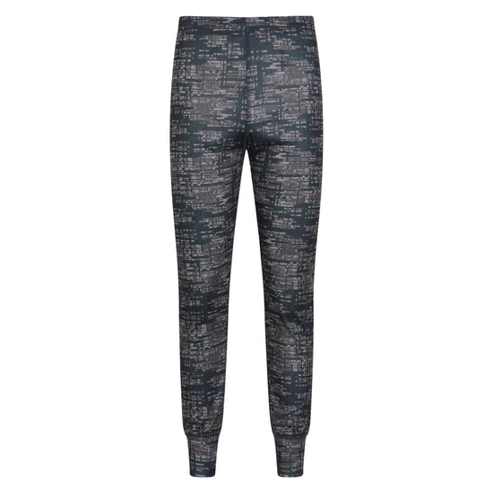 Mountain Warehouse Mens Talus Dash Print Thermal Bottoms (schwarz) - Image 1