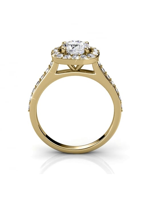 Kuscheliger Ring - Gold und Kristall - Image 5