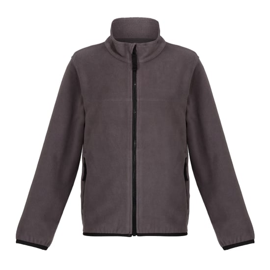Regatta Childrens/Kids Microfleece Full Zip Fleece Jacket (Seal Grey)