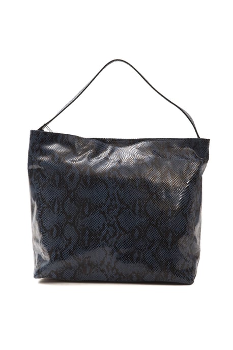 Pompei Donatella Blue en cuir d'épaule pour femmes - Image 3