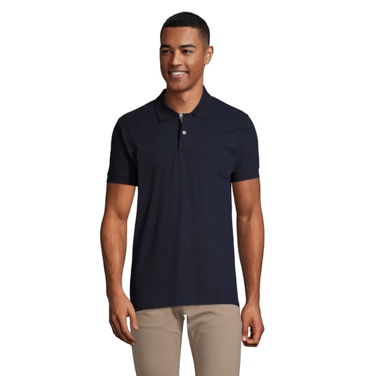 SOLS - "Portland" Poloshirt für Herren (Dunkelblau/Grau) - Image 1