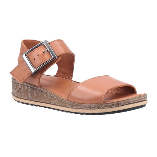 Hush Puppies - Damen Sandalen "Ellie", Leder (Hellbraun) - Image 3
