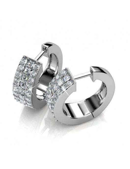 Olena Ohrringe - Silber und Kristall - Image 4