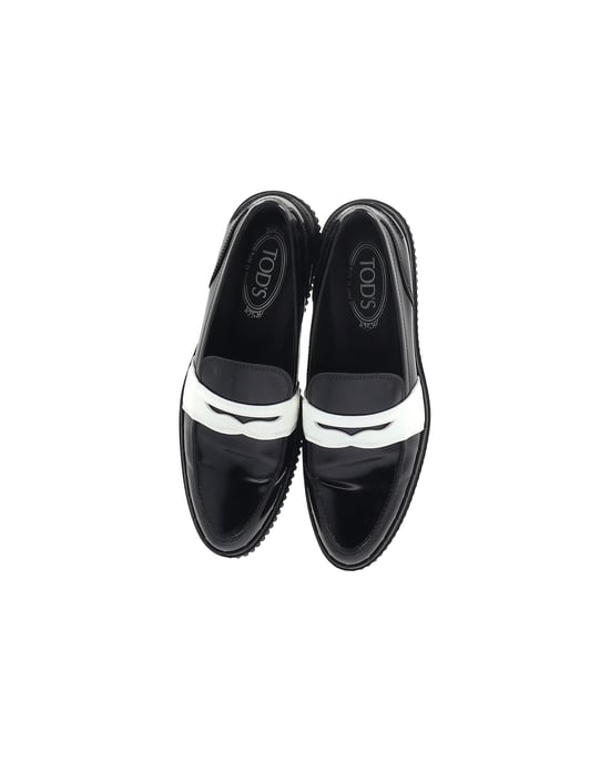 Tod's Plattform-Pennyloafer aus schwarzem Leder - Image 6