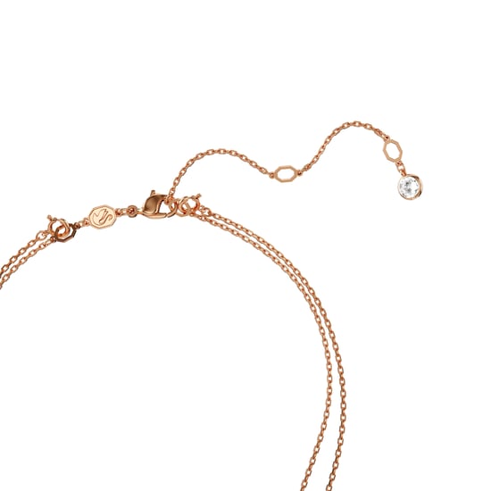 Swarovski 'Meteora' Damen-Halskette aus vergoldetem Metall - Rose 5683449 - Image 3