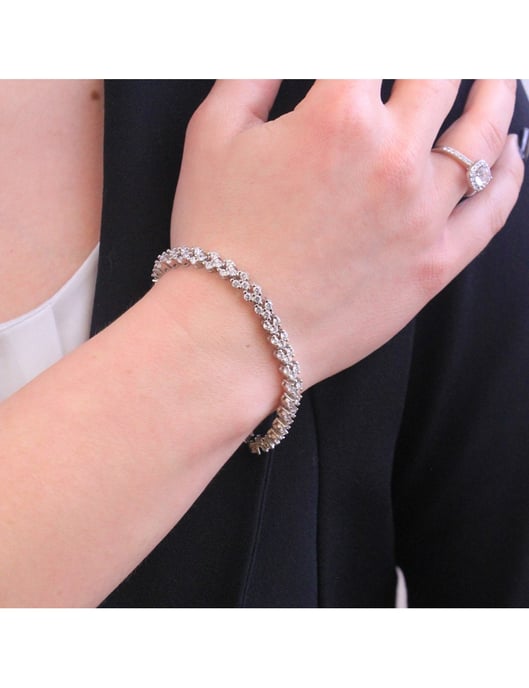 Prinzessinnen-Armband - Silber und Kristall - Image 2