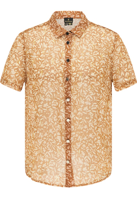 Dreimaster Bluse Damen Kamel - Image 1