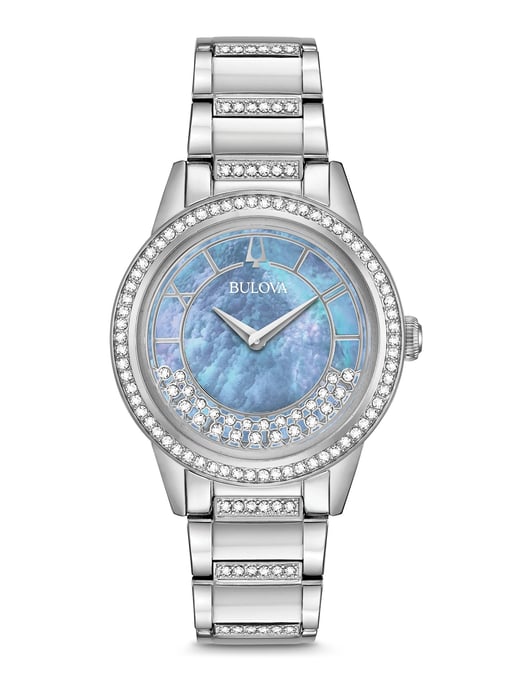 Bulova Turnstyle Damen Silber Uhr 96L260 - Image 1