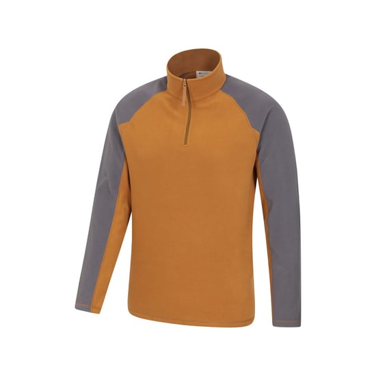Mountain Warehouse - "Ashbourne II" Fleece-Oberteil mit halbem Reißverschluss für Herren (Senf) - Image 3
