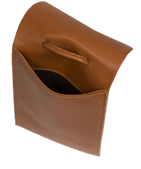 'Rina' Oak Nappa Leather Cross Body Phone Bag