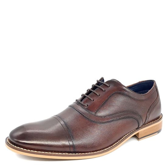 Herbert Frank Holborn Leather Bordo Mens Derby Shoes