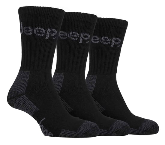 Herren 3 Paar Jeep Terrain Cushion Sole Wandern Wandern Arbeit Socken - Image 1