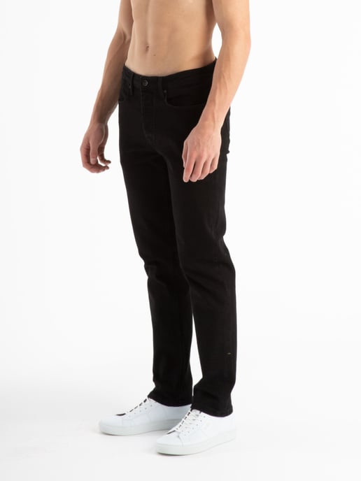 Men's Luke 1977 Freddie Fast Slim Straight Fit Jeans in Black