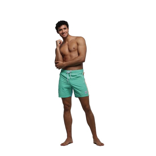 Retro Long Swimsuit with mesh inner lining UM0380 men
