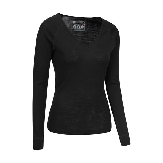 Mountain Warehouse - Oberteil V-Ausschnitt für Damen (Schwarz) - Image 3