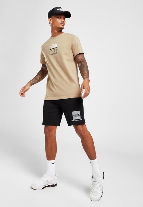 The North Face Small Box Reflektierendes Logo Shorts in schwarz - Image 6