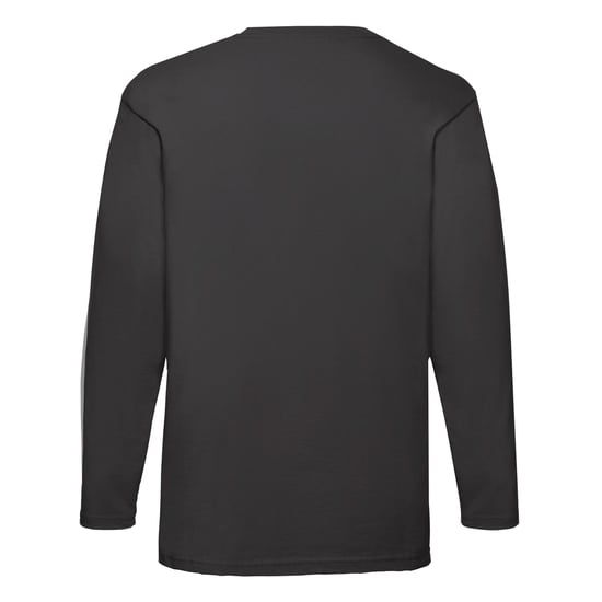 Fruit of the Loom - "Valueweight" T-Shirt für Herren Langärmlig (Schwarz) - Image 2