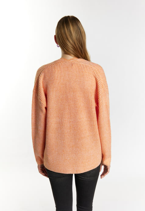 Mymo Strickcardigan Damen orange - Image 4