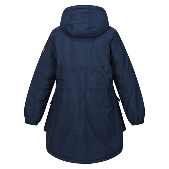 Regatta Womens/Ladies Christian Lacroix Cailar Logo Longline Waterproof Jacket (Navy Marl)