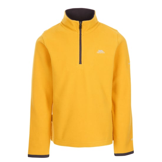 Trespass Childrens Girls Sybil Half Zip Microfleece Top (Honeybee)