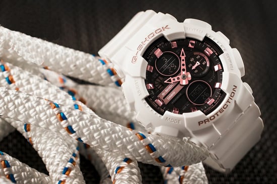 Casio G-Shock Damenarmbanduhr GMA-S140M-7AER in Weiß - Image 4