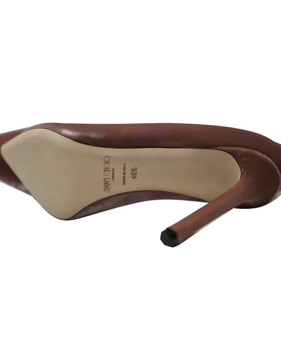 Jimmy Choo Romy 100 Pumps aus pinkem Samt - Image 6