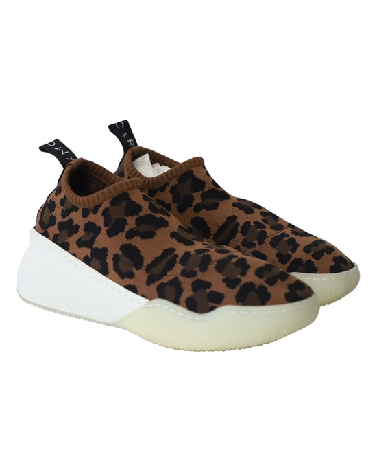 Stella McCartney Slip-On Sneakers im Leo-Muster aus Jacquard-Strick - Image 3