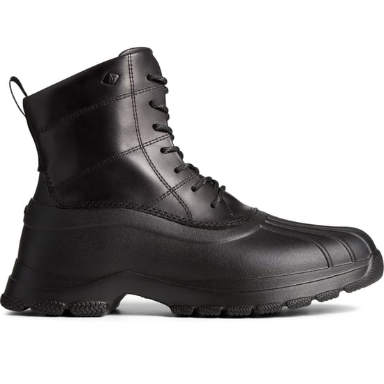 Sperry Duck Float Leder Schwarz Wellington Stiefel - Image 6