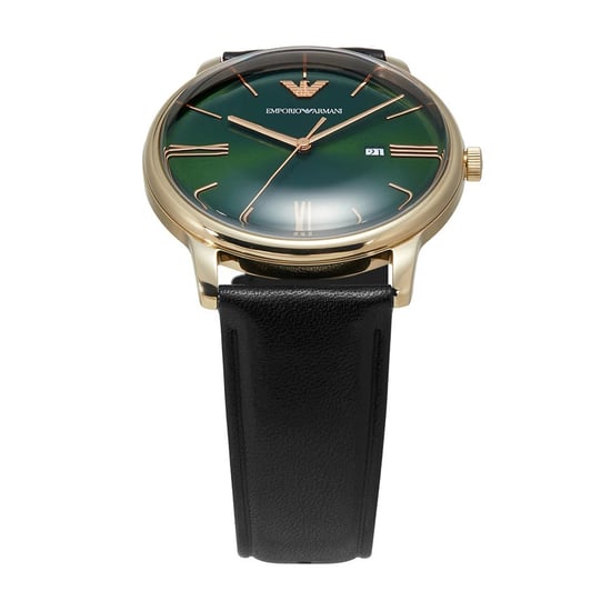 Emporio Armani Minimalist Schwarz Herren Armbanduhr AR11601 - Image 5