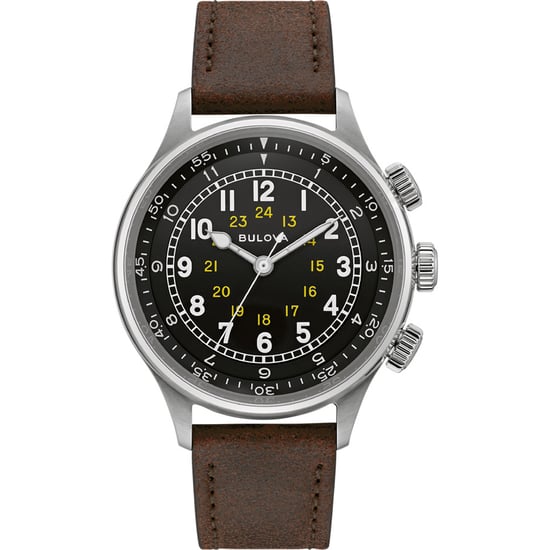 Bulova A-15 Pilot Herrenbraun Uhr 96A245 - Image 1