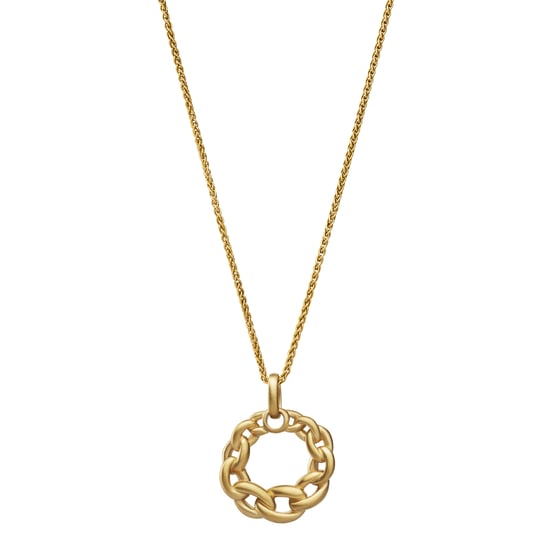 Orphelia 'Estelle' Women's 925 Sterling Silver Chain with Pendant - Gold ZH-7516/G