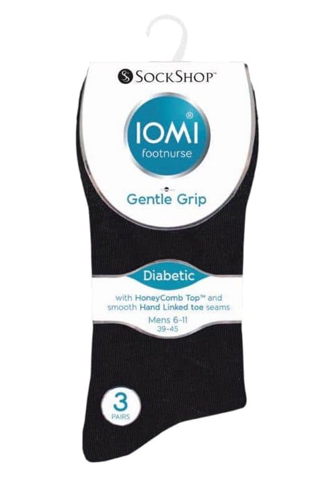 Herren 6er Pack nicht elastische Diabetikersocken mit handgekettelten Zehennähten - Image 2