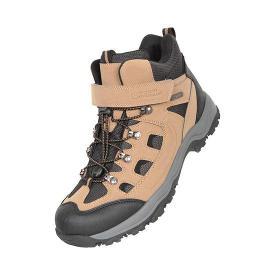 Mountain Warehouse Mens Adventurer Adaptive Faux Wildleder wasserdichte Stiefel (braun) - Image 1