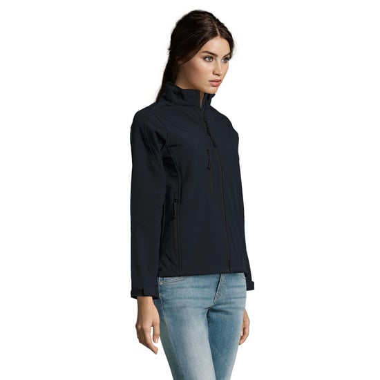 SOLS Womens/Ladies Roxy Soft Shell Jacket (atmungsaktiv, winddicht und wasserabweisend) (Abyss Blue) - Image 5