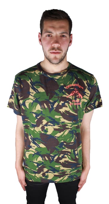Off-White Camouflage Tee OMAA002 S17411143 9919 T-Shirt