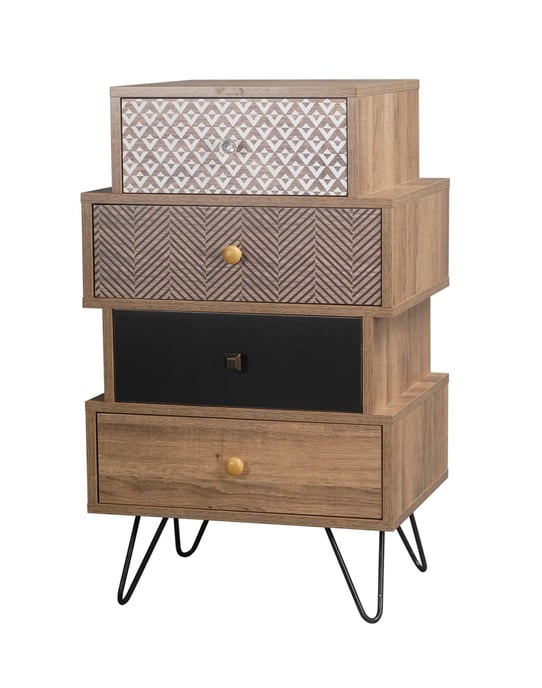 Casablanca 4 Drawer Chest Brown