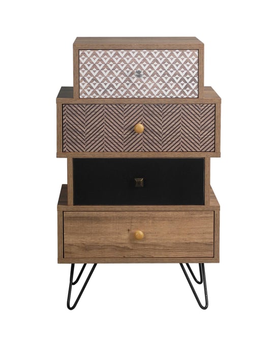Casablanca 4 Drawer Chest Brown