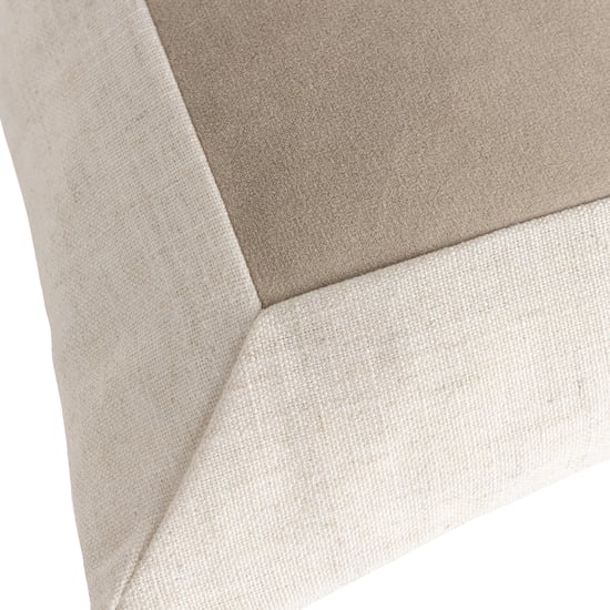 Yard Auden Linen Bordered Velvet Cushion Cover